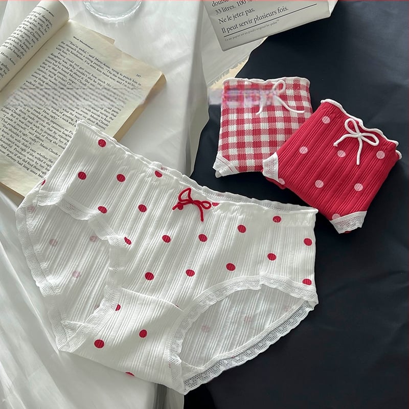 Moteriškos medvilninės kelnaitės su vidutinio aukščio juosmeniu, kvėpuojančios, su medvilnine įdaila