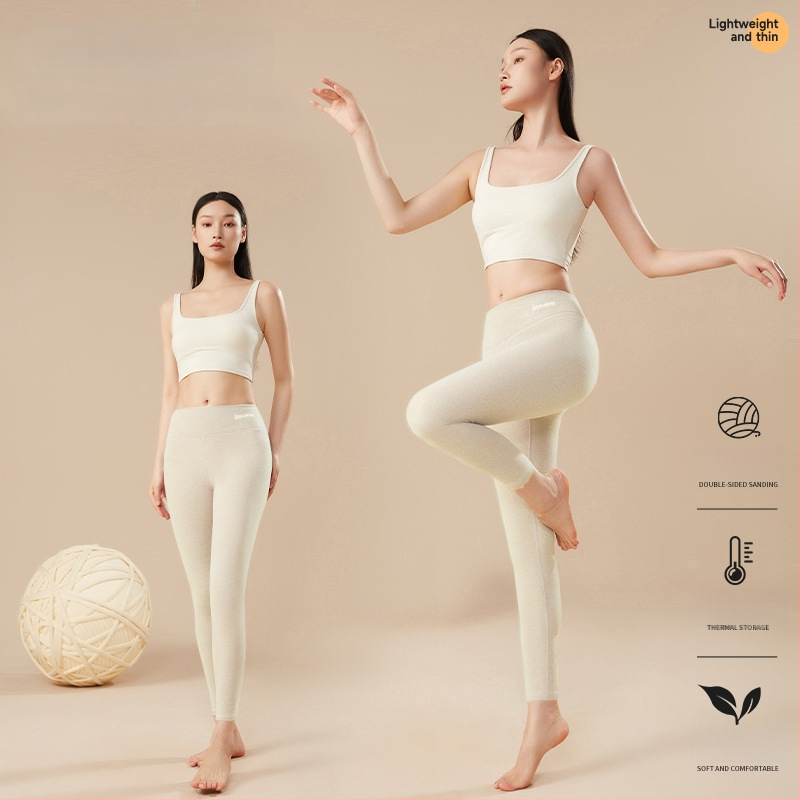 Termopüksid ja sukkpüksid komplekt – polüesterkiud, kahekihiline, veluurvooder, õmblusteta, paksus 201–250 g/m², universaalne