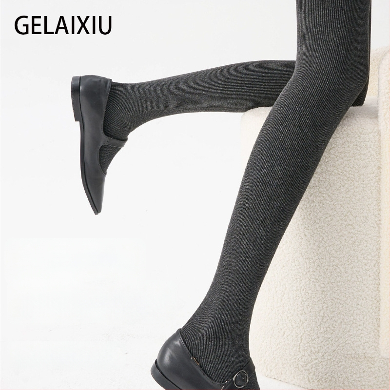 Pėdkelnės su kojomis, vienspalvės, vidutinio tankio, akrilinės pluoštos, kojų formavimas ir šiluma