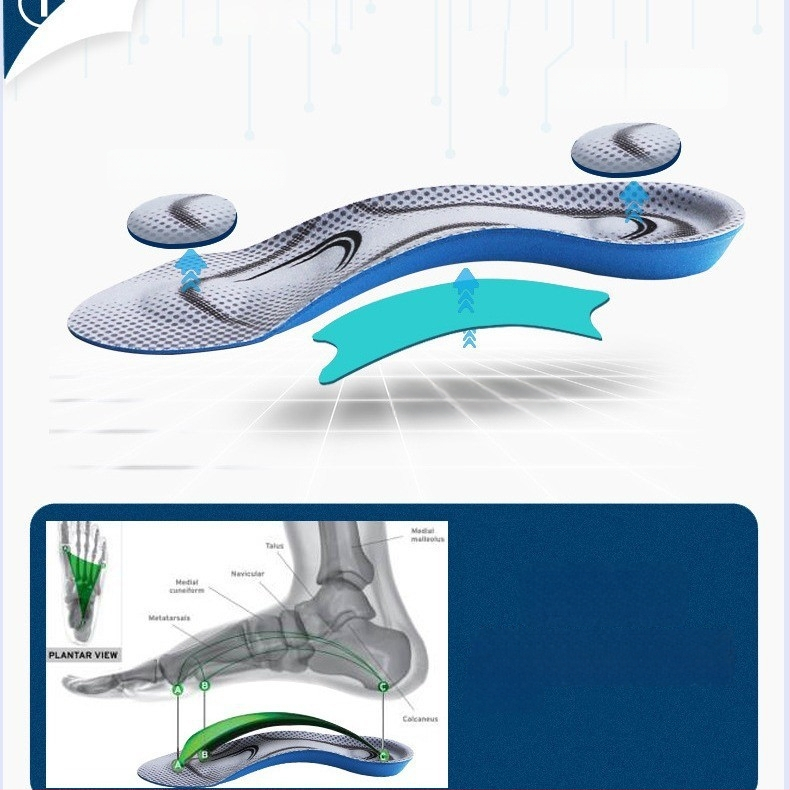 Seitsme punktiga arka toega sisetald, TPU, hingav, löögide neelamine, unisex