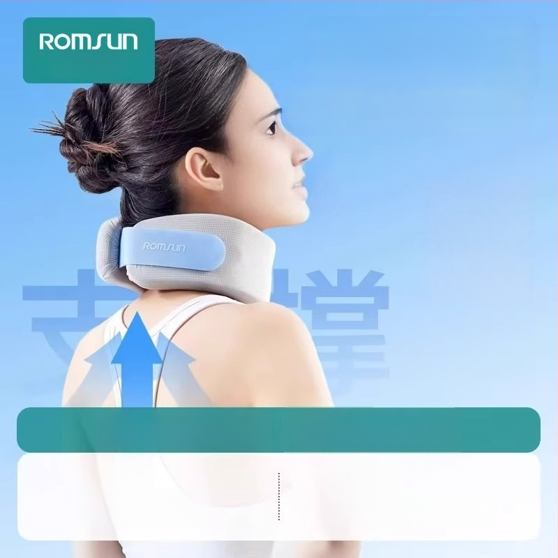 Kaklo dirželis namų naudojimui su trakcija, kaklo slankstelių parama, kaklo apsauga (Prekės ženklas: Zhuo chen, Modelis: neck brace)