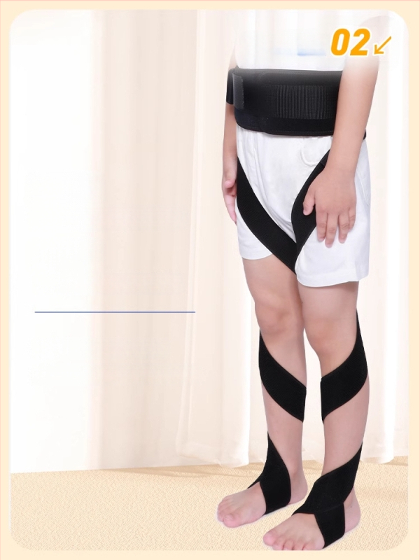 Vaikų kojų ortozė vidinės rotacijos korekcijai, modelis YKS-5081, poliesteris, apsauginė įranga, gamintojas Su Xing, 1 mėnesio garantija