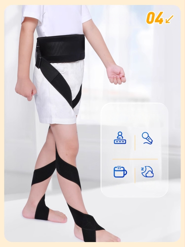 Vaikų kojų ortozė vidinės rotacijos korekcijai, modelis YKS-5081, poliesteris, apsauginė įranga, gamintojas Su Xing, 1 mėnesio garantija