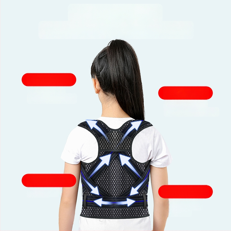 Companion Suaugusiųjų atverto pečių laikysenos korektorius su nugaros atrama, kvėpuojantis, modelis 0551, 2020