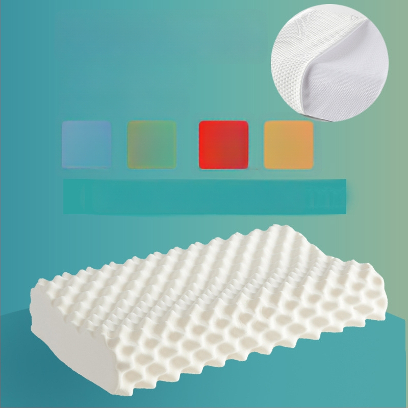 ROYAL NEO lateksinė kaklo pagalvė, stačiakampio formos, natūralus lateksas >90%, megztas audinys, svoris 1,0–1,5 kg, aukštis 10–15 cm, skirta suaugusiems