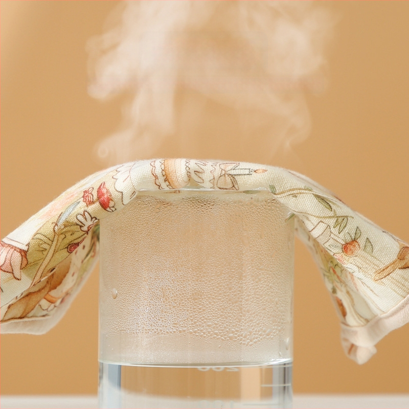 Seilių rankšluostis Type A, keturių sluoksnių medvilninė marlė, kūdikių veido ir rankų rankšluostis, sugeriantis