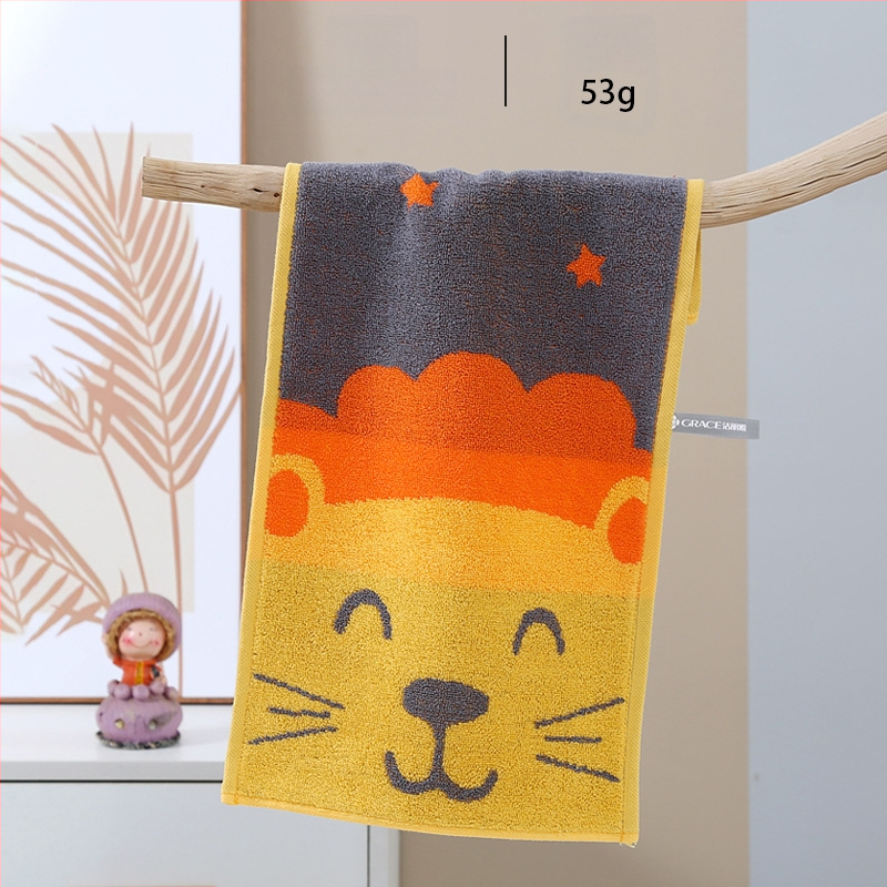 Grace Vaikų veido ir vonios rankšluostis, 100% medvilnė, džakardo/vienodo pynimo audinys, 32s siūlai, 50–80 g