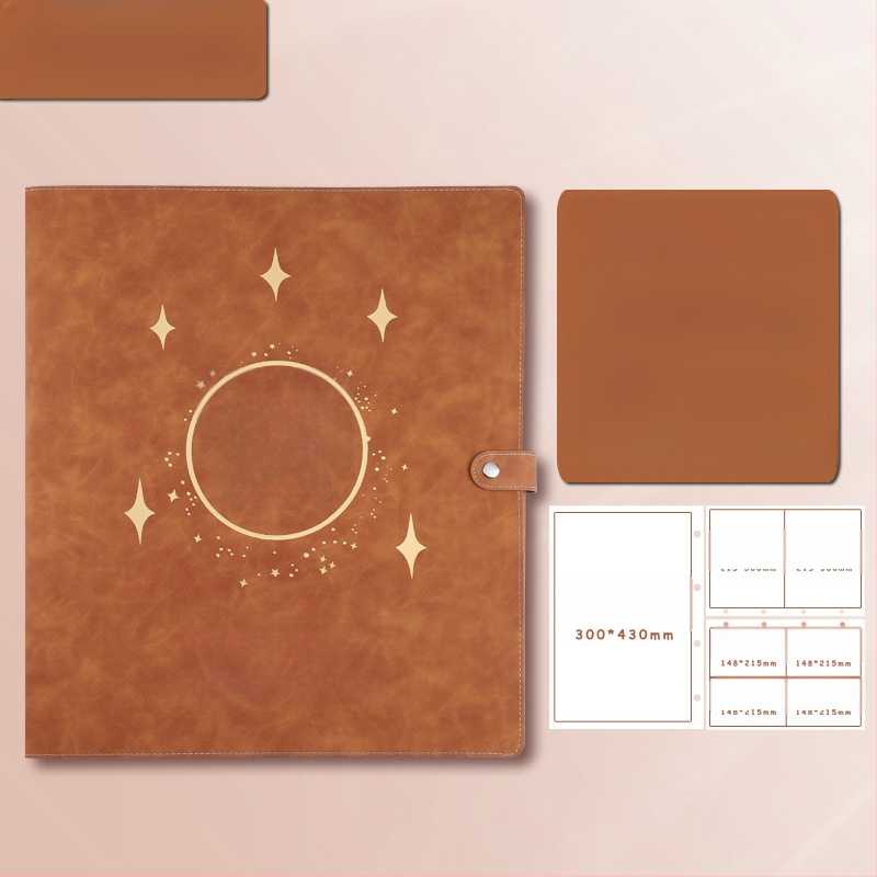 Odinė pažymėjimų rinkinio knyga, Avinar modelis 05, 120 puslapių, pritaikymas, storis 4