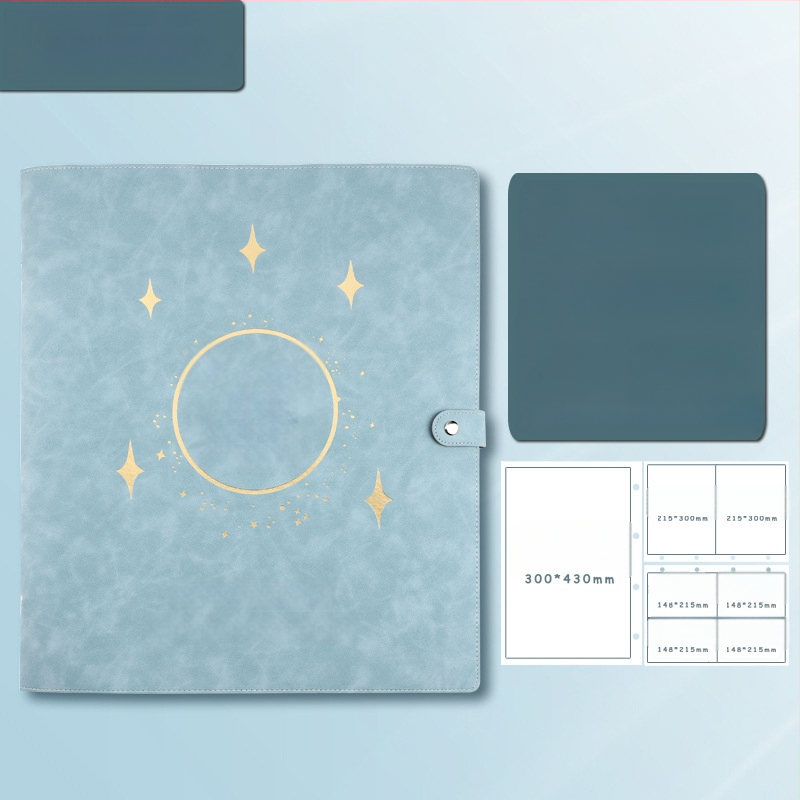 Odinė pažymėjimų rinkinio knyga, Avinar modelis 05, 120 puslapių, pritaikymas, storis 4