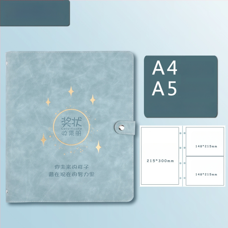 Odinė pažymėjimų rinkinio knyga, Avinar modelis 05, 120 puslapių, pritaikymas, storis 4