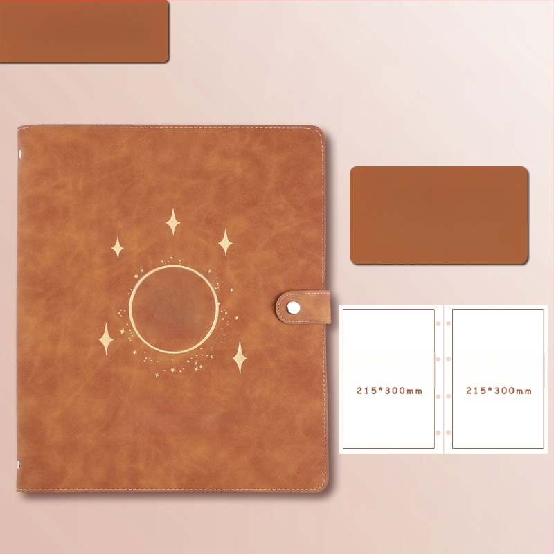 Odinė pažymėjimų rinkinio knyga, Avinar modelis 05, 120 puslapių, pritaikymas, storis 4