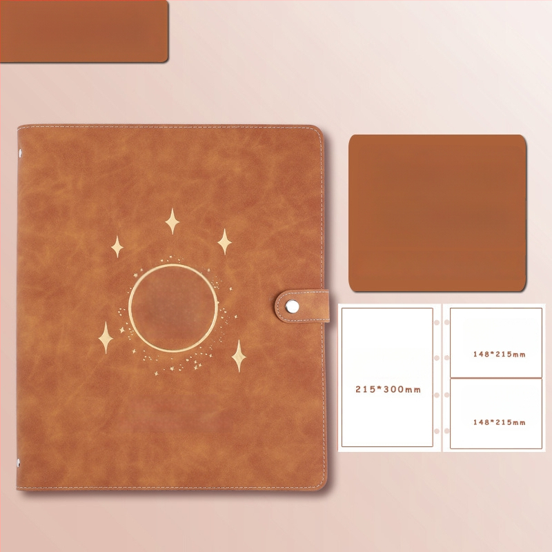 Odinė pažymėjimų rinkinio knyga, Avinar modelis 05, 120 puslapių, pritaikymas, storis 4