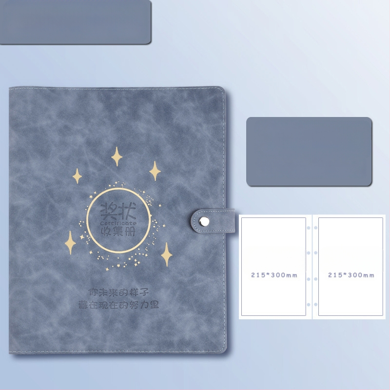 Odinė pažymėjimų rinkinio knyga, Avinar modelis 05, 120 puslapių, pritaikymas, storis 4