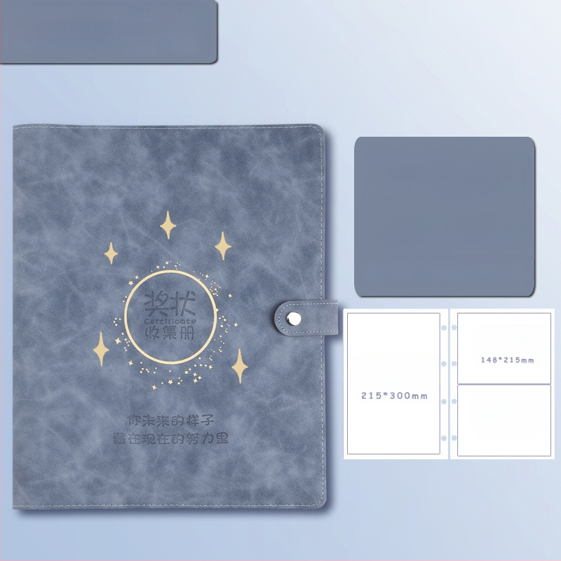 Odinė pažymėjimų rinkinio knyga, Avinar modelis 05, 120 puslapių, pritaikymas, storis 4