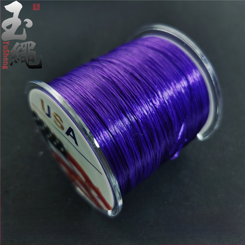 Kristall-ahhaadist käevõru spandex-elastsest köiest, lame traat, masinane mähis, Jade rope bränd