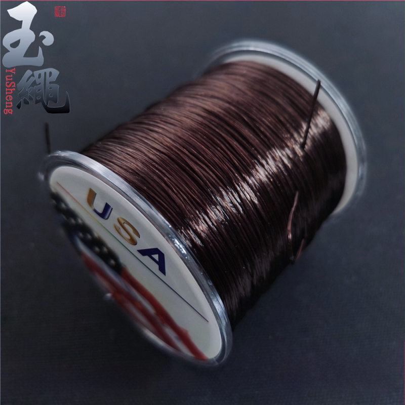 Kristall-ahhaadist käevõru spandex-elastsest köiest, lame traat, masinane mähis, Jade rope bränd