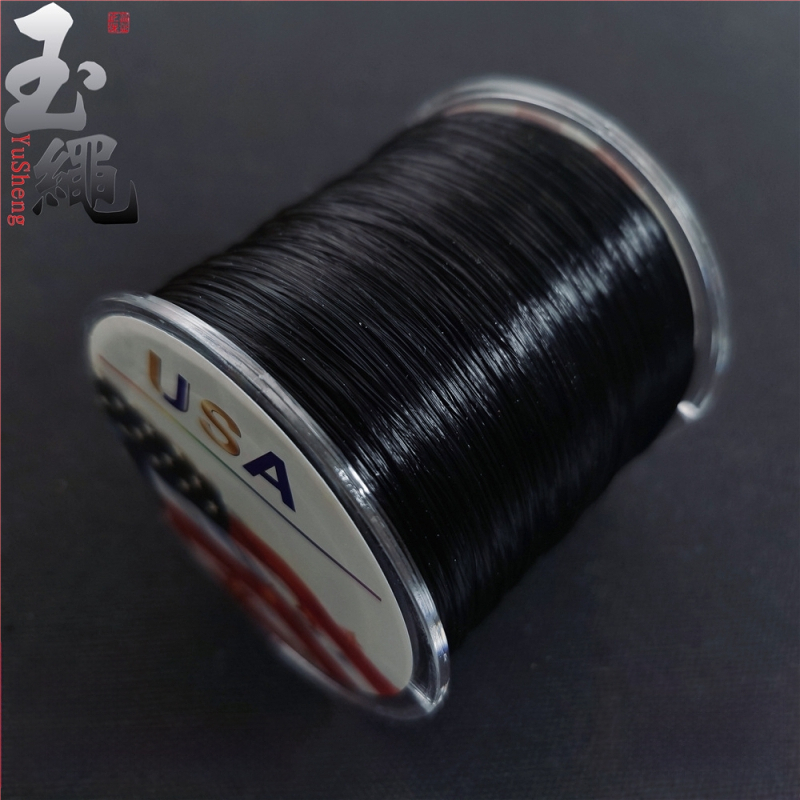 Kristall-ahhaadist käevõru spandex-elastsest köiest, lame traat, masinane mähis, Jade rope bränd