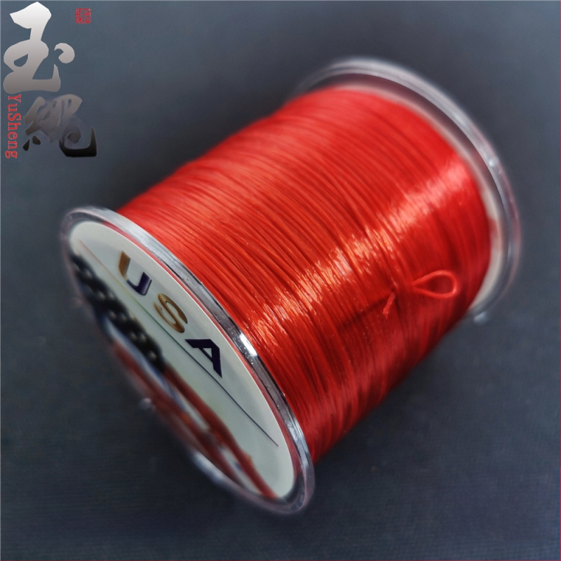 Kristall-ahhaadist käevõru spandex-elastsest köiest, lame traat, masinane mähis, Jade rope bränd