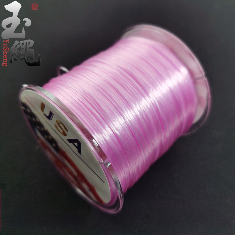 Kristall-ahhaadist käevõru spandex-elastsest köiest, lame traat, masinane mähis, Jade rope bränd