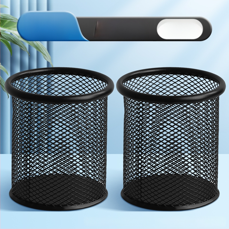 Excellent metalo rašiklio laikiklis – daugiafunkcinis stalinis organizatorius rašymo priemonėms