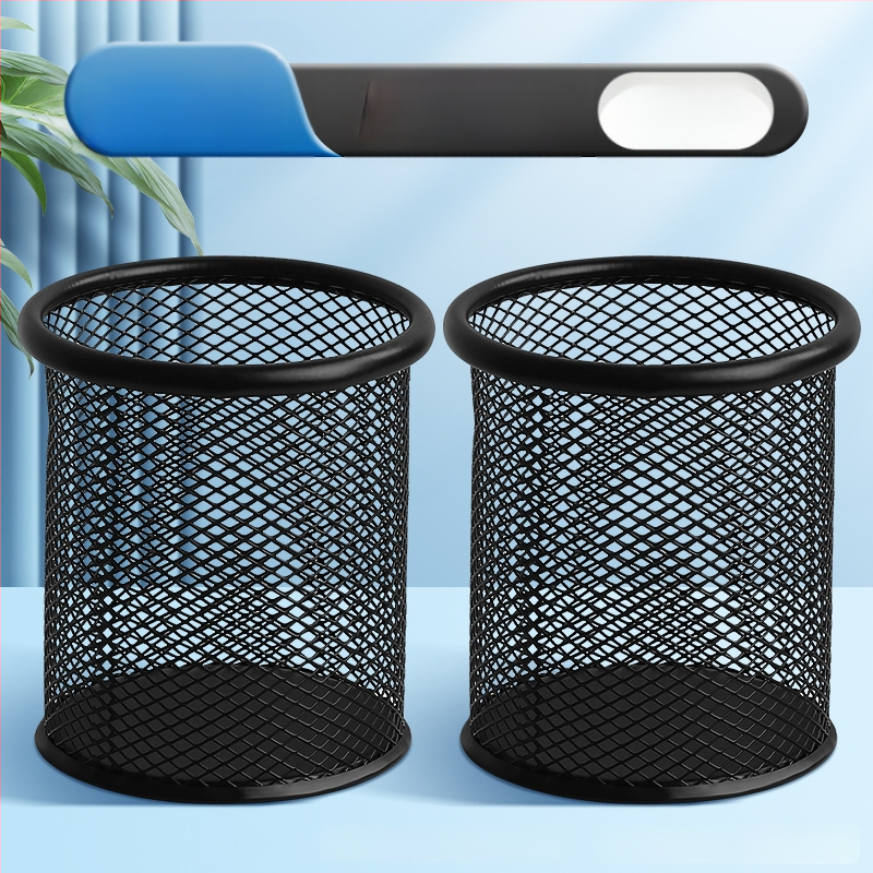 Excellent metalo rašiklio laikiklis – daugiafunkcinis stalinis organizatorius rašymo priemonėms