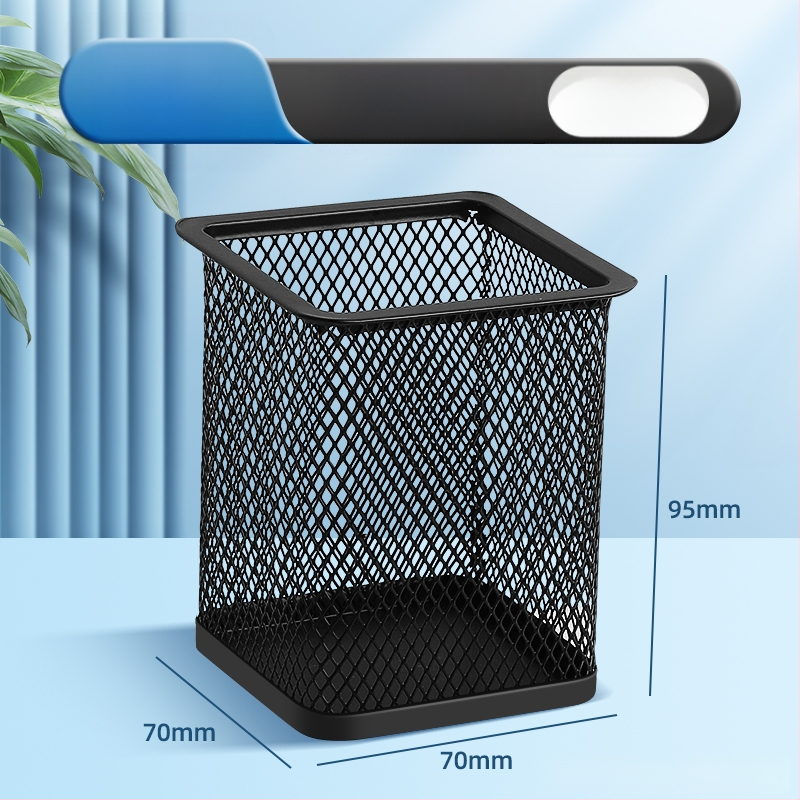 Excellent metalo rašiklio laikiklis – daugiafunkcinis stalinis organizatorius rašymo priemonėms