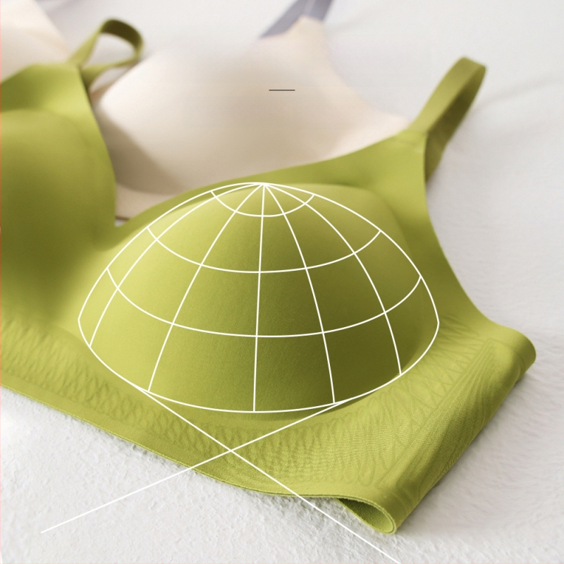 Nesiuvama liemenėlė su švelnia parama, 3/4 puodelio su putų formuojamais kaušeliais, kvėpuojantis lengvas dizainas