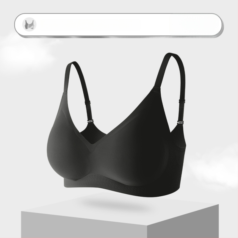 Nesiuvama liemenėlė su švelnia parama, 3/4 puodelio su putų formuojamais kaušeliais, kvėpuojantis lengvas dizainas