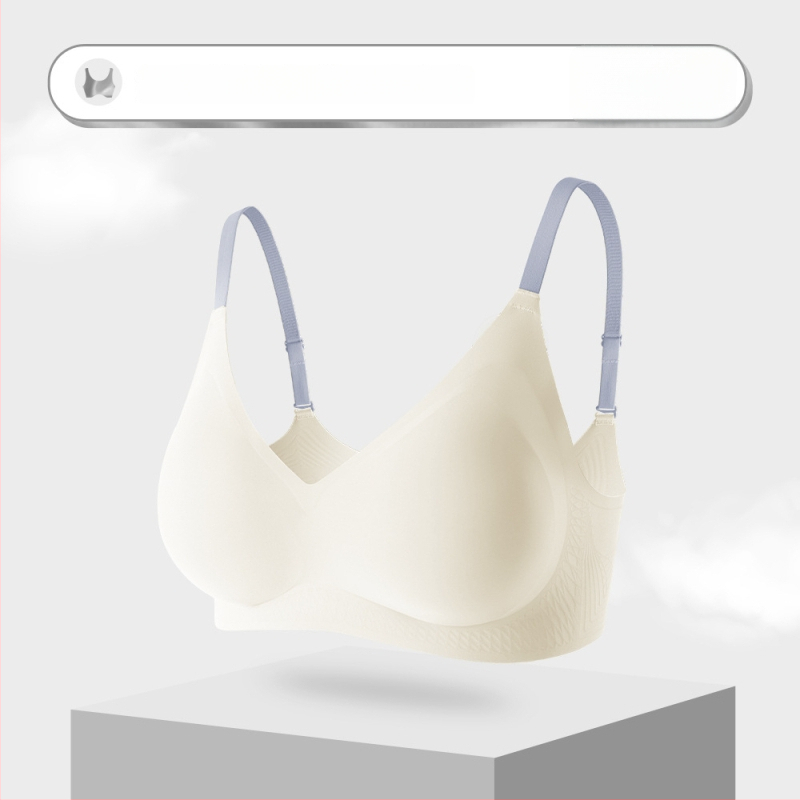 Nesiuvama liemenėlė su švelnia parama, 3/4 puodelio su putų formuojamais kaušeliais, kvėpuojantis lengvas dizainas