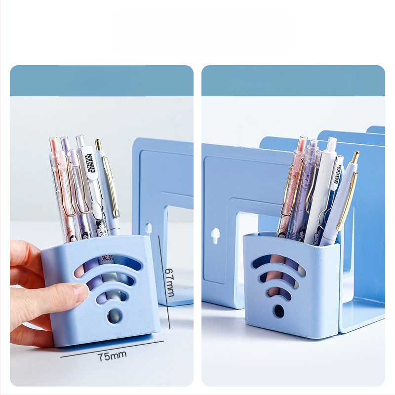 Hongfa 823 Plastikinis stalinis knygų laikiklis su skyrikliu — Modelis 823, Medžiaga: Plastikas, Neto svoris: 320 g, Pakuotė: 72/30