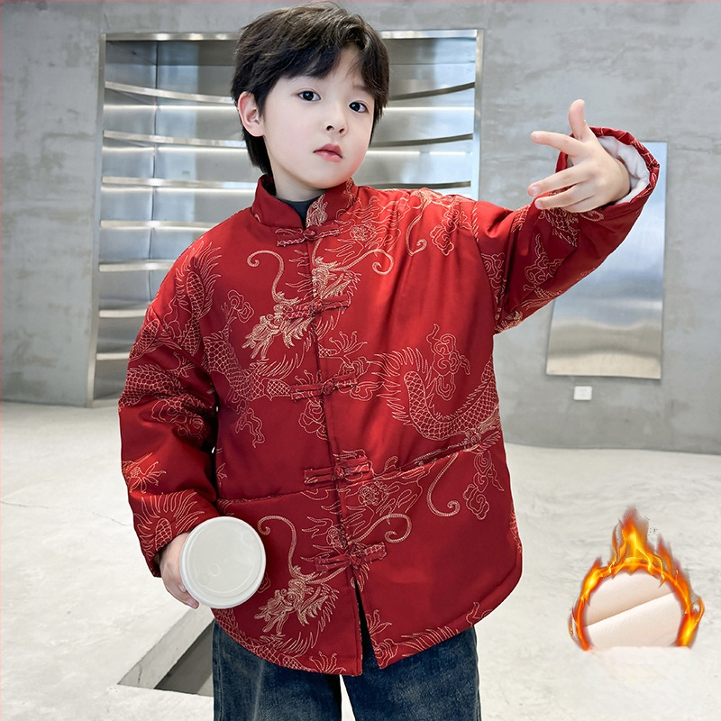 Bērnu Tang kostīms, karikatūras raksts, poliesteru šķiedras oderējums ar fleece, maiga apstrāde, ziema 2025