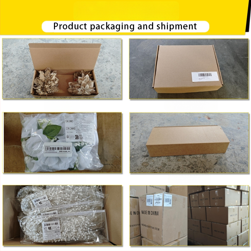 Rotājumi: Xinpeng plastmasas Ziemassvētku ziedi ar izgriezuma dizainu un spīdumiem; materiāls: plastmasa; zīmols: Xinpeng; stils: klasisks, moderns minimālisks, tradicionālais; piemērots Ziemassvētkiem; produkta tips: dekorācijas