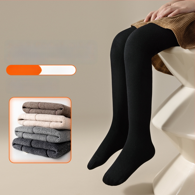 Bērnu ziemas kolgotas, viendabīgas krāsas, 3–8 gadi, poliesters