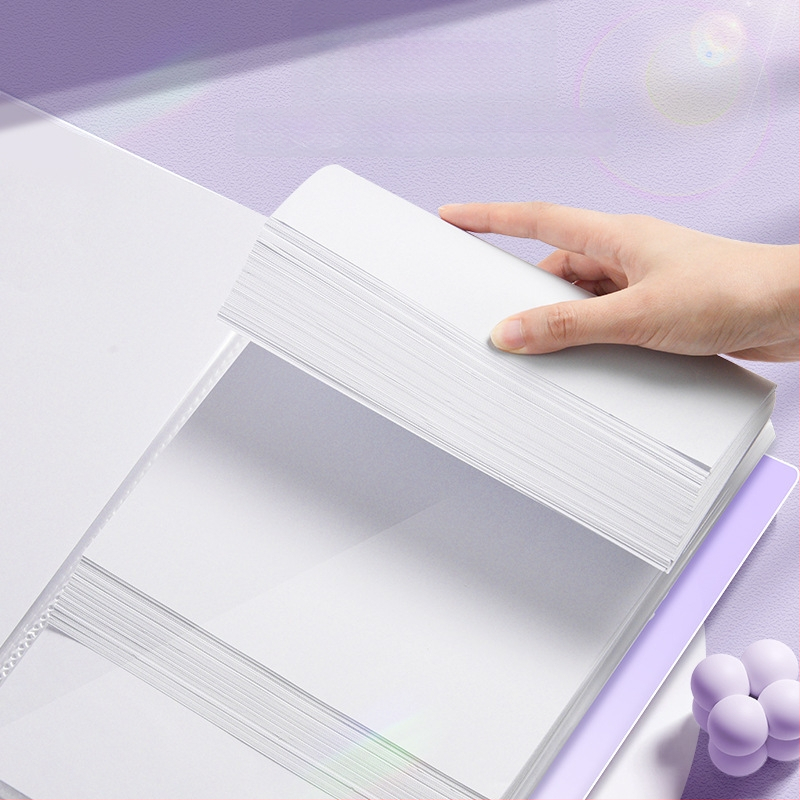 Dokumentų dėklas su įterptais lapais, gradientinis spalvų dizainas, daugiasluoksė laikymo sistema (Medžiaga: Plastikas; Lapų skaičius: 100; Logotipo spausdinimas: Ne; Pritaikymas: Ne)