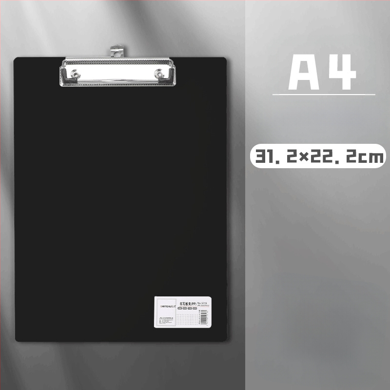 A4 plokštės klipas – plastikinis klipas, PP medžiaga, modelis 5316/5317, plokštės storis 1,5 mm, tinka A3 popieriui