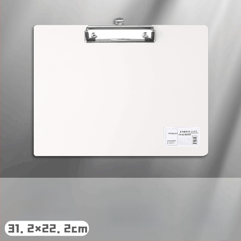 A4 plokštės klipas – plastikinis klipas, PP medžiaga, modelis 5316/5317, plokštės storis 1,5 mm, tinka A3 popieriui