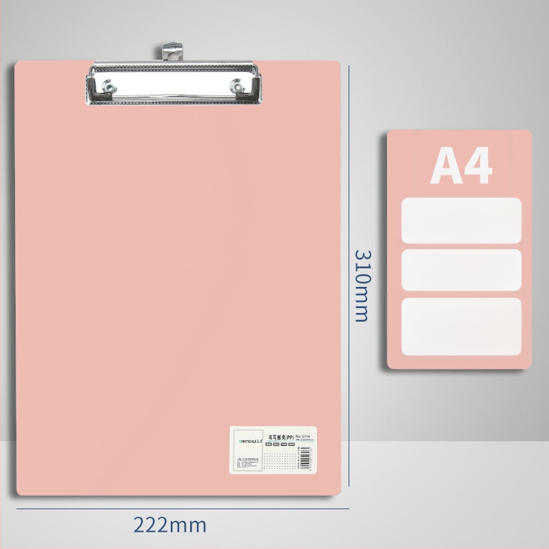 A4 plokštės klipas – plastikinis klipas, PP medžiaga, modelis 5316/5317, plokštės storis 1,5 mm, tinka A3 popieriui