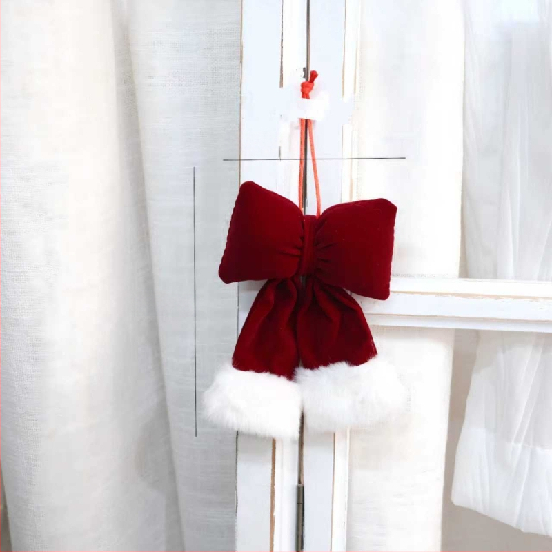 Heartful flocking Icicle Ziemassvētku eglītes dekors – Ziemassvētku dāvanu kulons