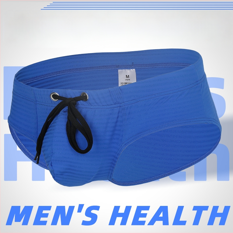 Vyrų plaukimo briefs su raišteliu, greitai džiūstantis nailonas audinys, įdaila nailonas 90%, 180 g/m², vientisas raštas