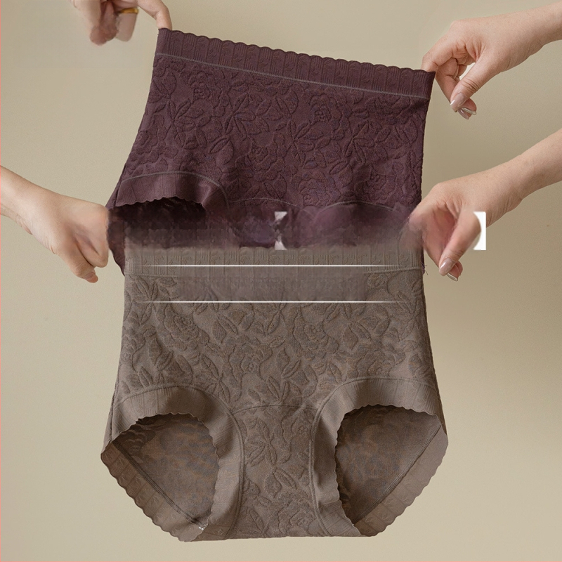 Moteriškos be siūlių medvilninės kelnaitės, kvėpuojančios, antibakterinės, ilgesnės konstrukcijos, visiškai medvilninė įdėklas