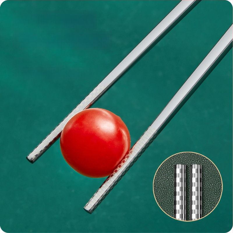 316 nerūdijančio plieno valgymo lazdelės, kvadratinės ir ilgos, neslystančios, atsparios pelėsiams, su animaciniu raštu, namų stalo įrankiai