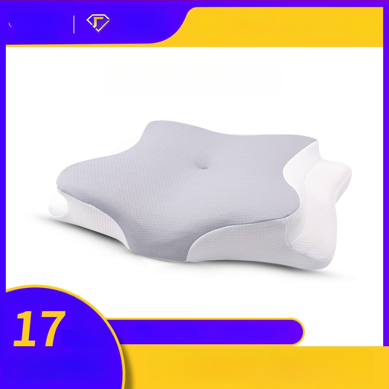 Atminties putų pagalvė drugelio formos su kaklo slankstelių apsauga, lėtas atsigavimas, nulinio spaudimo dizainas, skirtas giliam miegui.