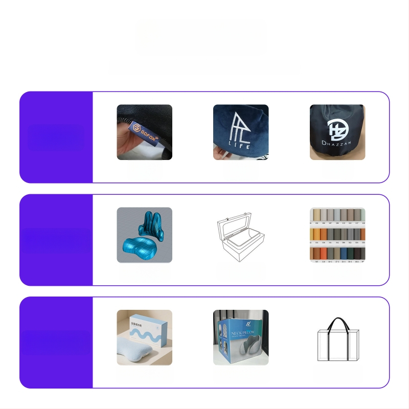 Atminties putų pagalvė drugelio formos su kaklo slankstelių apsauga, lėtas atsigavimas, nulinio spaudimo dizainas, skirtas giliam miegui.