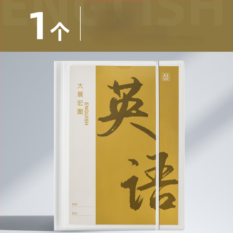 Plastikinė testinių lapų organizavimo byla su skaidriais įdėklais, modelis Hc-652, 20 pusl., storis 60, pritaikymas galimas