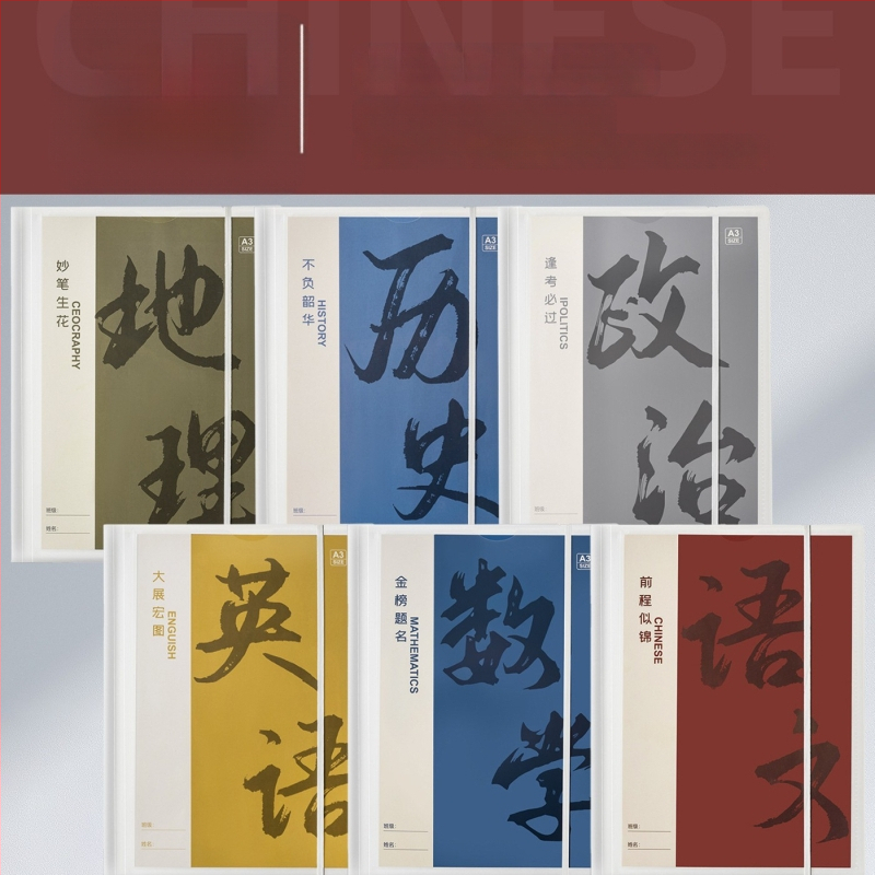 Plastikinė testinių lapų organizavimo byla su skaidriais įdėklais, modelis Hc-652, 20 pusl., storis 60, pritaikymas galimas