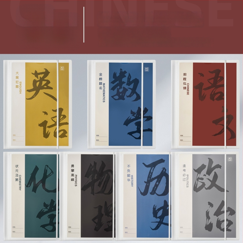 Plastikinė testinių lapų organizavimo byla su skaidriais įdėklais, modelis Hc-652, 20 pusl., storis 60, pritaikymas galimas