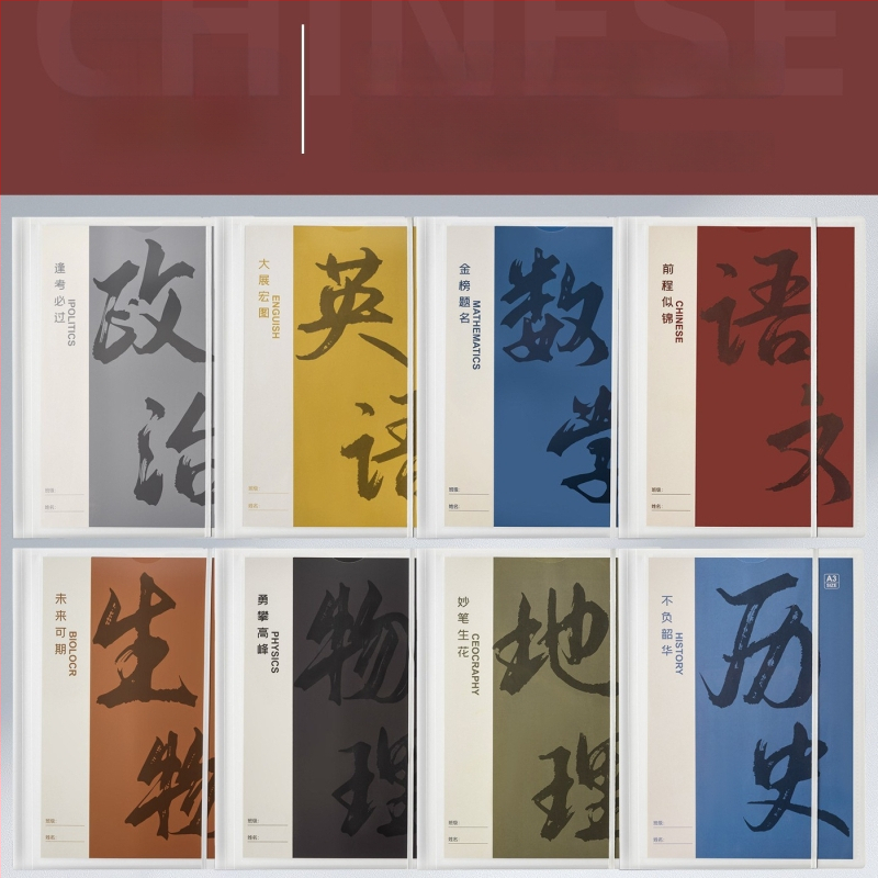 Plastikinė testinių lapų organizavimo byla su skaidriais įdėklais, modelis Hc-652, 20 pusl., storis 60, pritaikymas galimas