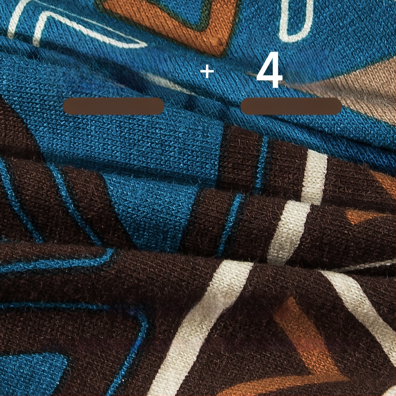 Vyriniai boxer šortai — 100% medvilnė, geometrinis raštas, vidutinio liemens aukštis, kvėpuojantys, greitai džiūstantys, antibakteriniai