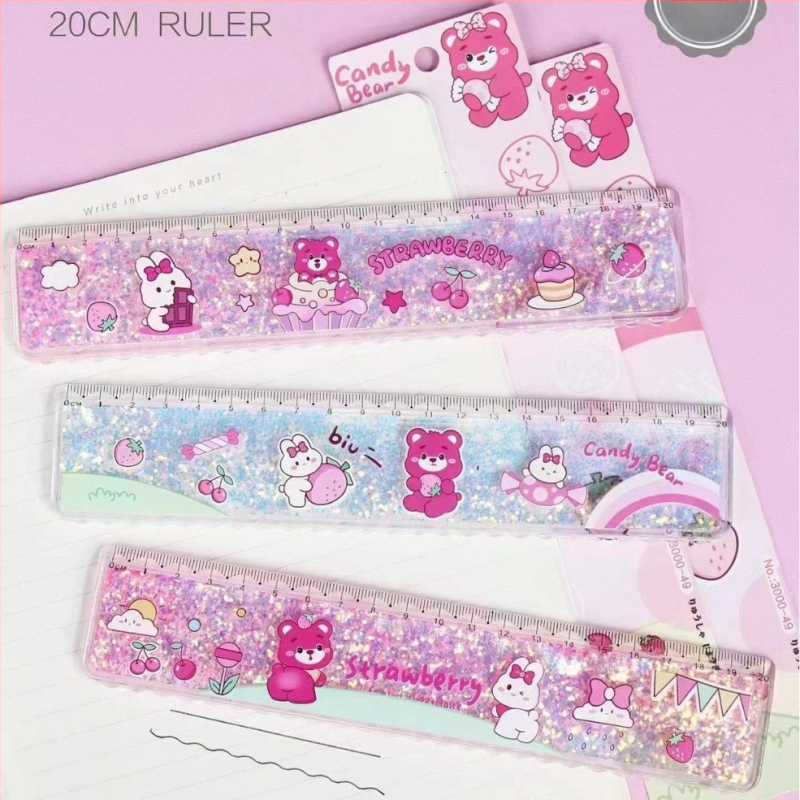 Plastmasas lineāls, modelis 3000, 55 g, logotipa druka, pielāgošana