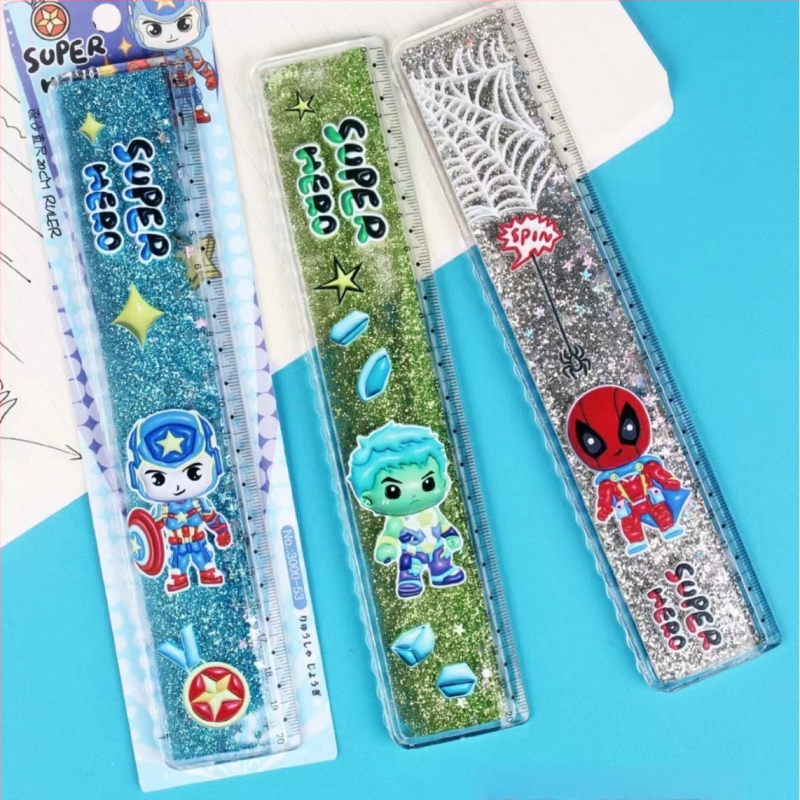 Plastmasas lineāls, modelis 3000, 55 g, logotipa druka, pielāgošana